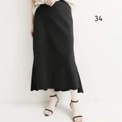 IENA ギンガムカットソーマーメイドスカート◆