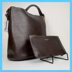 【COACH】 タグ有り ブリーカー バケット バッグ ダークブラウン