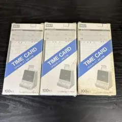 新品　未使用　タイムカード　100枚×3箱　MAX　ER-C10　オマケ付きのサムネイル