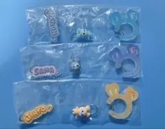 TWICE LOVELYS　アクリルカラビナフロッキーマスコット　３種　ガチャ