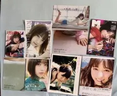 【乃木坂の伝説】西野七瀬写真集全3冊+西野七瀬グラビア掲載雑誌+クリアファイル