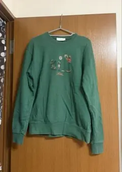 LEFT ALONE レフトアローン 刺繍スウェット