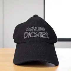 Dickies ロゴ刺繍 キャップ 黒 フリーサイズ 男女兼用