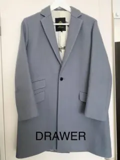 Drawer ドゥロワー 裏地レオパード チェスターコートのサムネイル