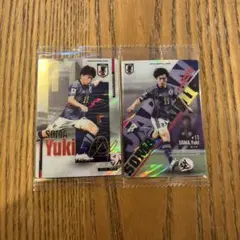 相馬勇紀　ツインウエハース　サッカー日本代表