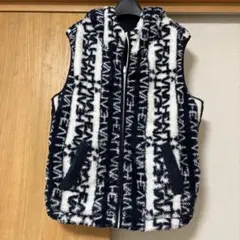 VIVA HEARTゴルフ　フード付きボアジャケット ネイビー　リバーシブル