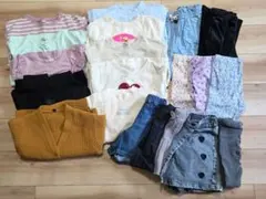 キッズ服　秋冬物２０点まとめ売り　女の子