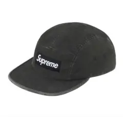 Supreme 2-Tone Moleskin Camp Cap Black