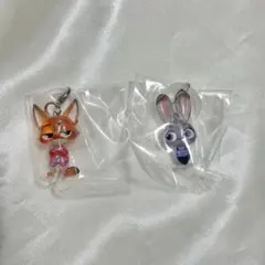 ズートピア2 めじるしアクセサリー 2個セット ニックA ジュディA