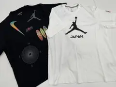 【JORDAN】Tシャツ 2枚セット　白（XXLサイズ）、黒（XLサイズ）
