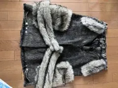 GRANCY ブラウン デニム L完売品 GRANCY ジーンズ 「GRANCY」ZipDesign Buggy DenimPants