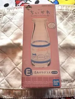 ちいかわ 一番くじ 湯あがりグラス 1番くじ E賞 牛乳瓶