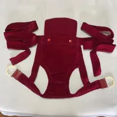 おんぶ紐　ワインレッド コーデュロイ