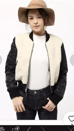 SLY MA-1 リバーシブル ボア ショート丈