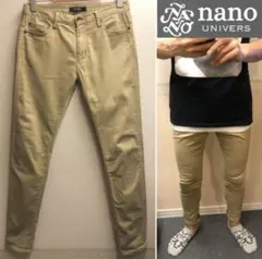 nano univers チノパン スキニーパンツメンズテーパードパンツ