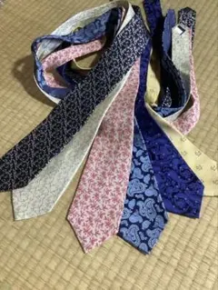 ネクタイ 6本セット 多様なデザイン　　ブランド　絹