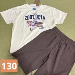 ズートピア　Tシャツ　パンツ　しまむら 130 ディズニー　半袖　新品