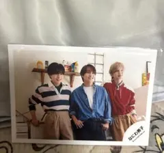 124.なにわ男子 道枝駿佑 長尾謙杜 藤原丈一郎 公式写真 コイスルヒカリ