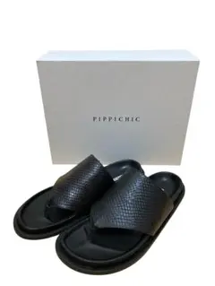 最終値下げ！【PIPPICHIC】 ピッピシック　ブラックサンダル 楽天市場】PIPPICHIC ピッピシック サンダルの通販