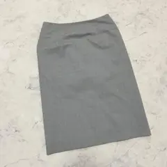 美品 theory luxe スカート グレー タイト 無地 オフィス　S