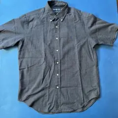 Ralph Lauren Blake 半袖シャツ L ネイビー系チェック