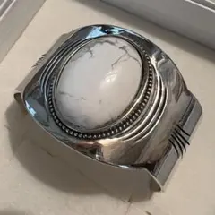 ALEXIA STAM♢ホワイトターコイズsilver バングル