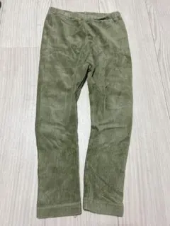 100センチ　ユニクロ　レギンス　男女兼用　グリーン