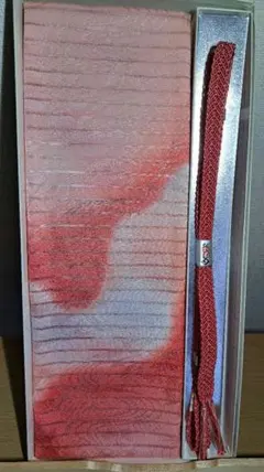 帯揚げ 帯締めセット　新品　ピンク　 絹100%