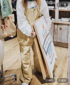 【Make stuff'25】てぃらさんプロデュース コットンサロペットMサイズ