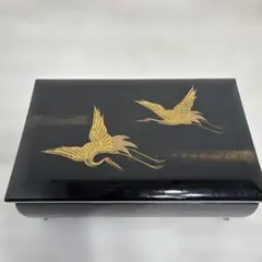 ジュエリーボックス 黒色木製アクセサリーケース