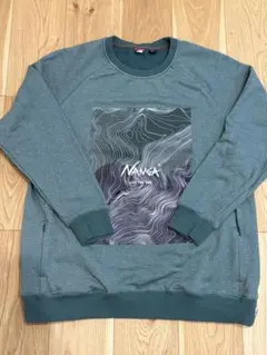 ナンガ　エコ ハイブリッド コントアー マップ スウェット シャツ