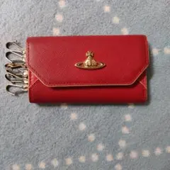 Vivienne Westwood 赤 レザー キーケース