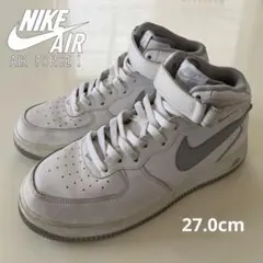 NIKE AIR FORCE 1 MID ホワイト グレー　27.0cmのサムネイル