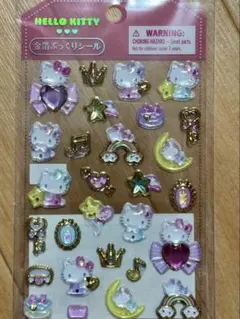ハローキティ 金箔ぷっくりシール サンリオのサムネイル