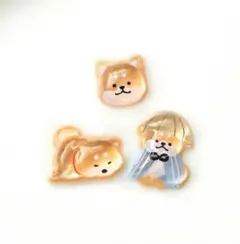 正規品　クーリア　ボンボンドロップシール　柴犬　和柄