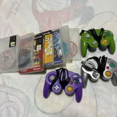 ゲームキューブ コントローラー3個とソフトセット