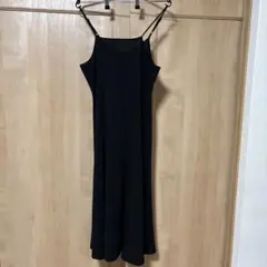 ブラック キャミワンピース Lサイズ