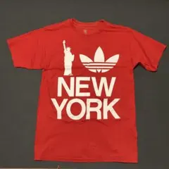 adidas I LOVE NEW YORK Tシャツ レッド Mのサムネイル