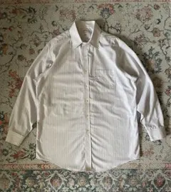 ブルックスブラザーズ　90年代　紫ストライプレギュラーカラーシャツ　サイズ16L