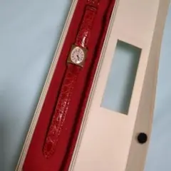 稼働 箱付き オブレイ Obrey オーバル腕時計 ゴールド マシンメイド