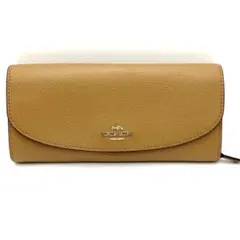 COACH ブラウン レザー 長財布