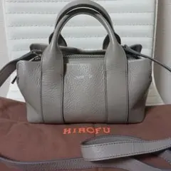 美品 HIROFU プリマL レザー ショルダーバッグ ミラージュ ワン 