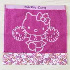新品✨️非売品 ハローキティ カーブス コラボ ハンドタオル チアリーダー