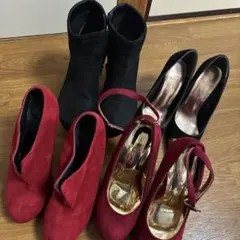 パンプス、ショートブーツのセット