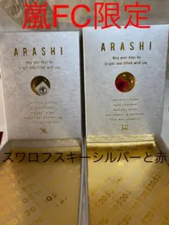 嵐5×20 スワロフスキー シルバーと赤　フォトフレームブック　セット