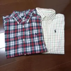 Ralph Lauren 長袖シャツ 2枚セット 130
