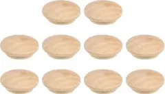 uxcell 木製ホールプラグ 100個 20x15mm