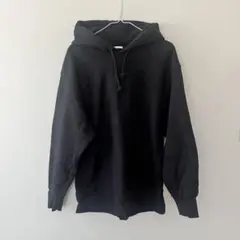 GU ブラック フード付きパーカー Lサイズ