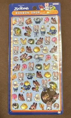ズートピア ボンボンドロップシールミニ