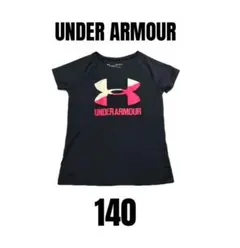 【アンダーアーマー】半袖Tシャツ　ビッグロゴ　スポーツ　ジュニア　140のサムネイル